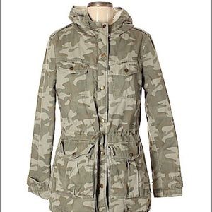 BNCI faux fur lined camo winter jacket